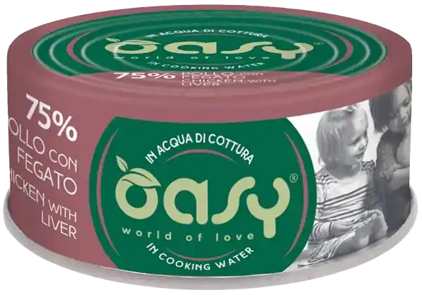 Tylko dziś Oasy Adult More Love Chicken with Liver Mokra Karma dla kota op. 70g