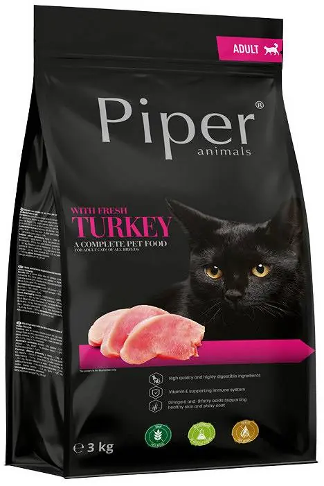 Piper Animals Adult Indyk Sucha Karma dla kota op. 3kg Niska cena