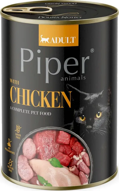 Piper Animals Adult Kurczak Mokra Karma dla kota op. 400g Tylko dziś