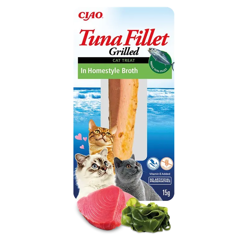 Kup online CIAO INABA CAT TUNA FILLET IN HOMESTYLE BROTH 15G