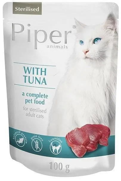Piper Animals Sterilised Tuńczyk Mokra Karma dla kota op. 100g Popularny