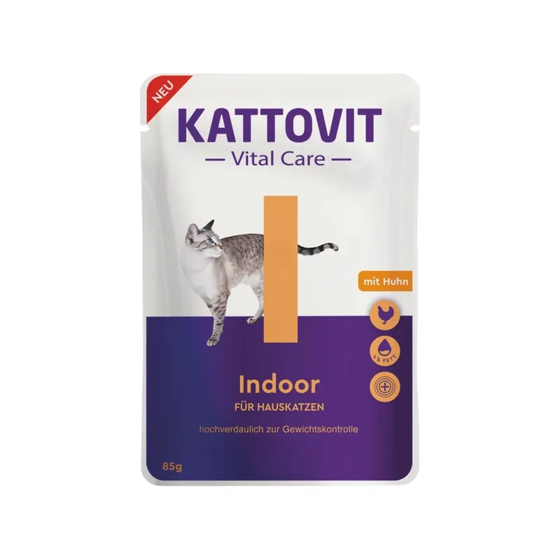 KATTOVIT VITAL CARE INDOOR SASZETKA 85G Zniżka
