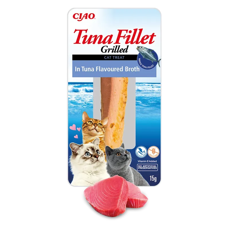 CIAO INABA CAT TUNA FILLET IN TUNA FLAVOURED BROTH 15G Wybór klientów
