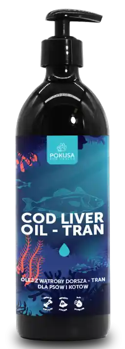 Pokusa Olej z wątroby dorsza dla psa i kota poj. 500ml Tylko do końca tygodnia