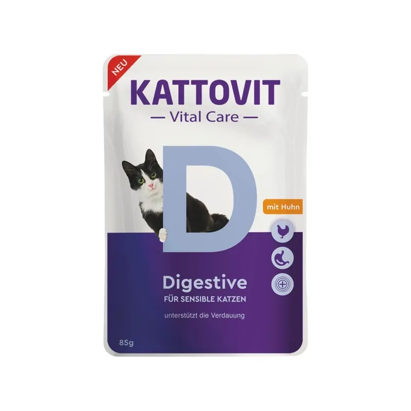 Oferta czasowa KATTOVIT VITAL CARE DIGESTIVE SASZETKA 85G