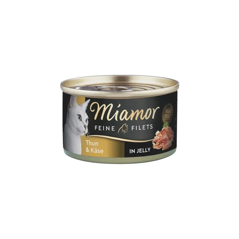 Rabat MIAMOR FINE FILETS galaretka w puszce 100g TUŃCZYK+SER /24