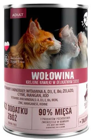 Kup teraz Pet Republic Adult Wołowina Mokra Karma dla kota 400g