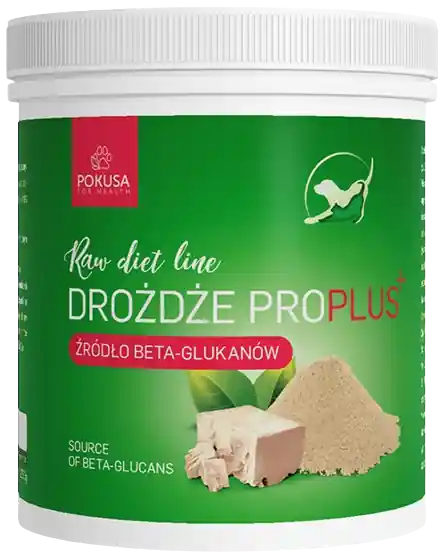 Pokusa RawDietLine Drożdże ProPlus dla psa i kota op. 1kg Ekspresowa dostawa