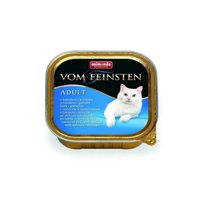 ANIMONDA FEINSTEN ADULT ŁOSOŚ I KREWETKI 100G KOT Nie przegap