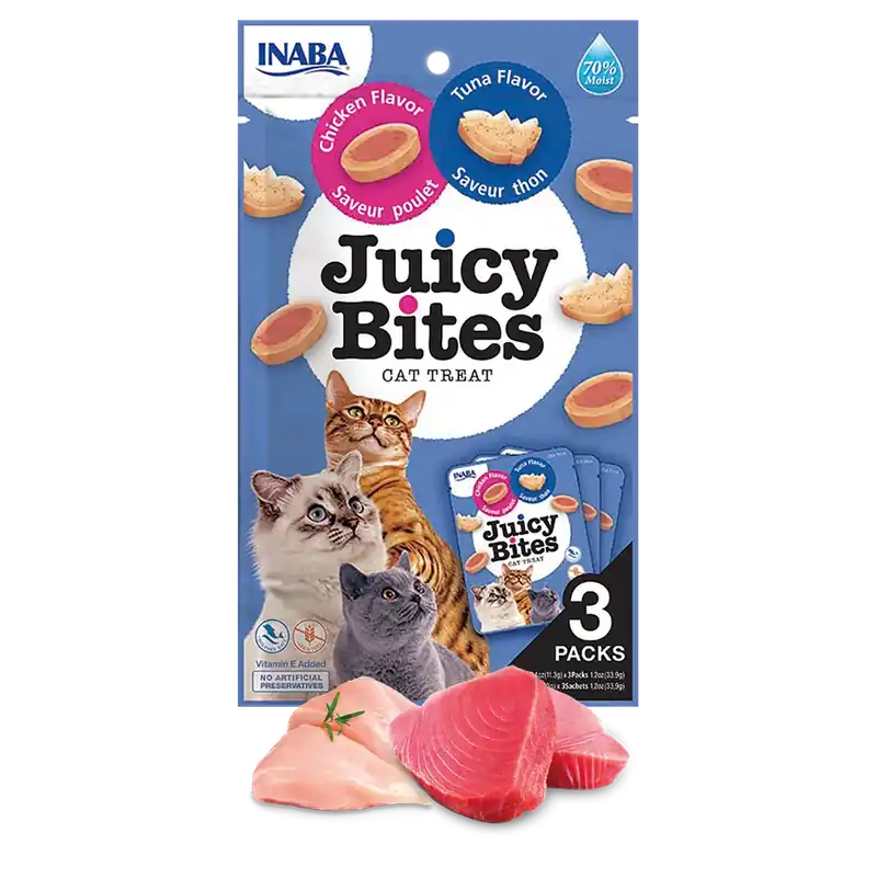 Kup online CIAO INABA CAT JUICY BITES TUNA/CHICKEN 33,9G