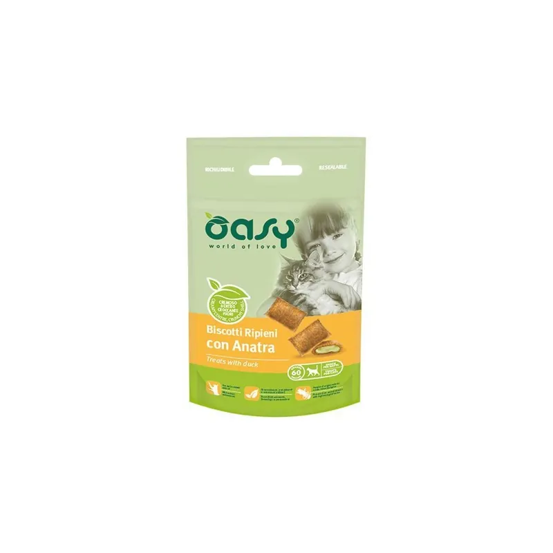 OASY CIASTECZKA KOT - KACZKA 60G Rabat