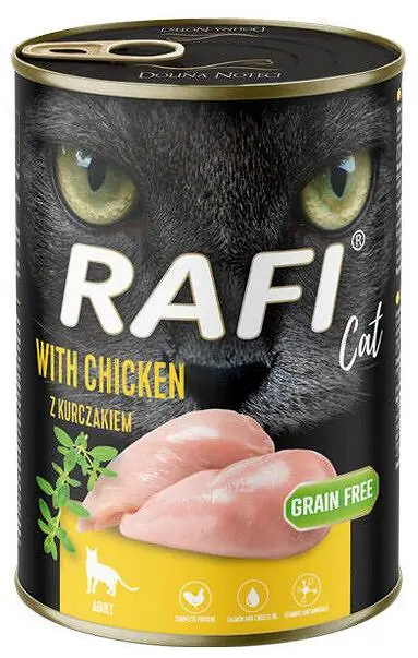 Rafi Cat Adult Kurczak Mokra Karma dla kota op. 400g Darmowy zwrot