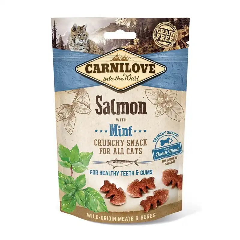 Carnilove Cat Crunchy Snack Salmon & Mint 200g Oferta limitowana