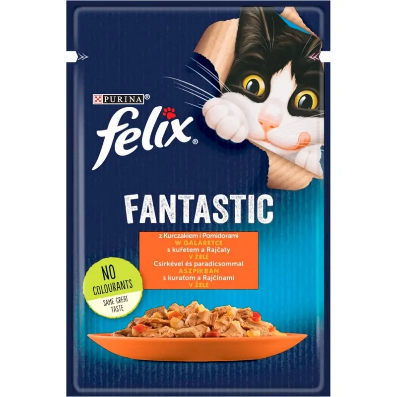 Promocja Felix® Fantastic z kurczakiem i pomidorami w galaretce 85g
