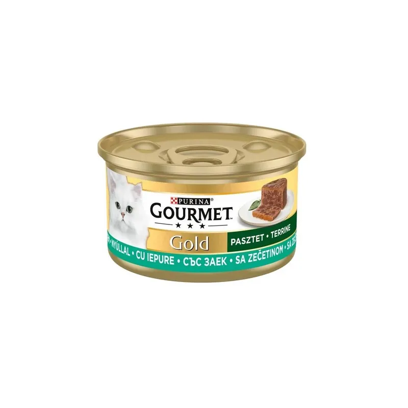 Gourmet® Gold pasztet z kawałkami królika 85g Sprawdź teraz