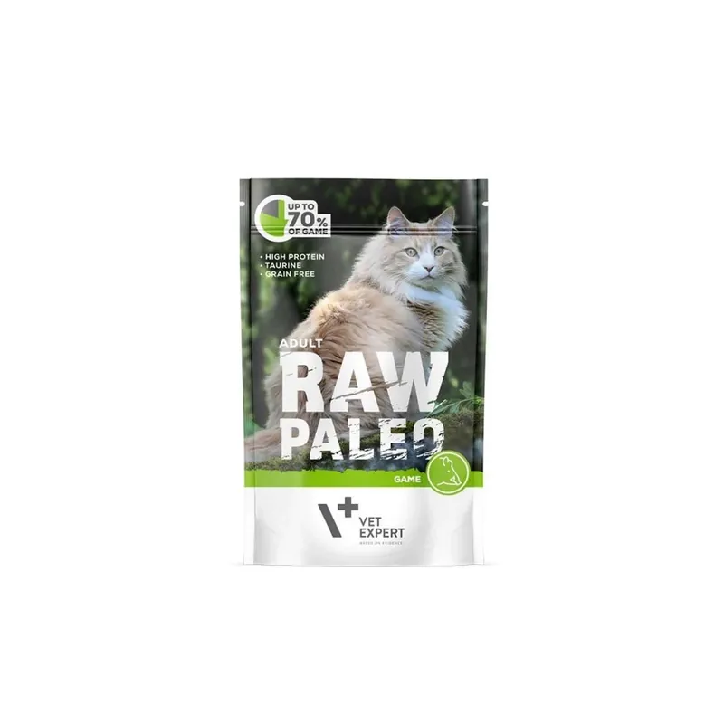 RAW PALEO ADULT CAT GAME 100g - mokra karma dla kotów dorosłych - dziczyzna Oferta limitowana