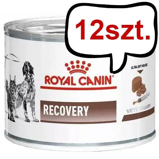 Zamów dziś Royal Canin Vet Recovery Mokra Karma dla psa i kota op. 195g Pakiet 12szt.