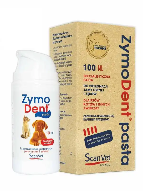Scanvet Pasta do zębów ZymoDent dla psa i kota poj. 100ml Ostatnie sztuki