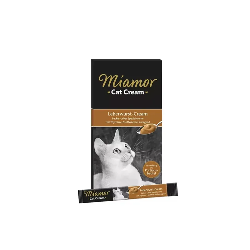 Wyprzedaż MIAMOR Cat Cream Pasta z wątróbką (6x15 g) przysmak dla kota