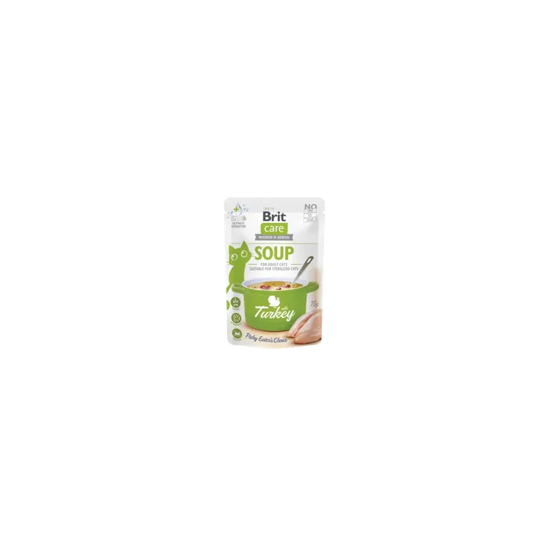 Wyjątkowa oferta Brit Care Cat Soup with Turkey 75 g