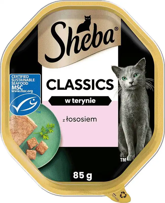 Dodaj do koszyka Sheba Classics in Pastete Adult Łosoś Mokra Karma dla kota op. 85g