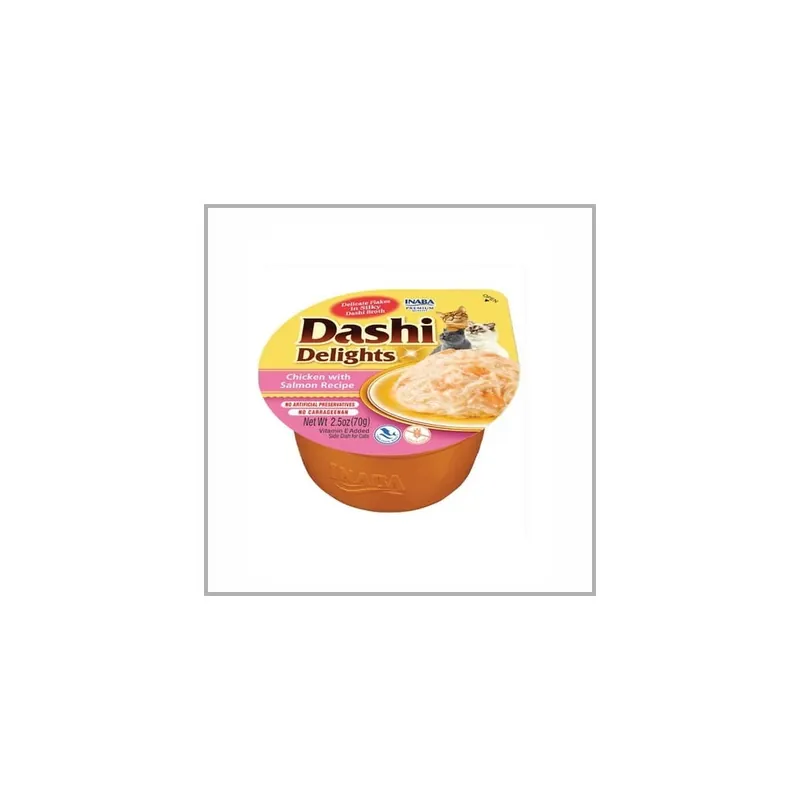 Inaba Cat Dashi Delights Chicken Salmon 70g Oferta limitowana