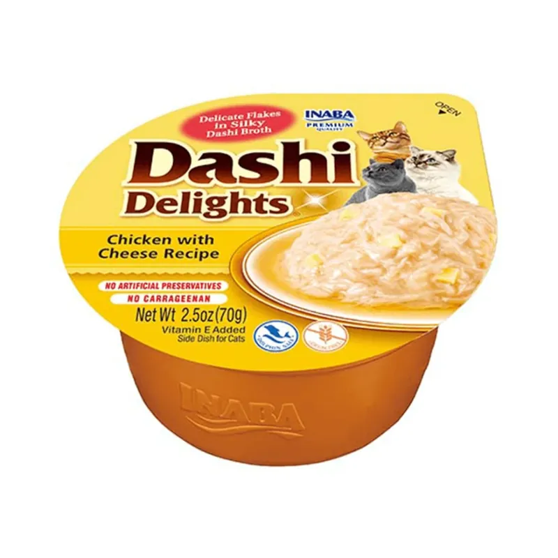 Inaba Cat Dashi Delights Chicken Cheese 70g Kup teraz