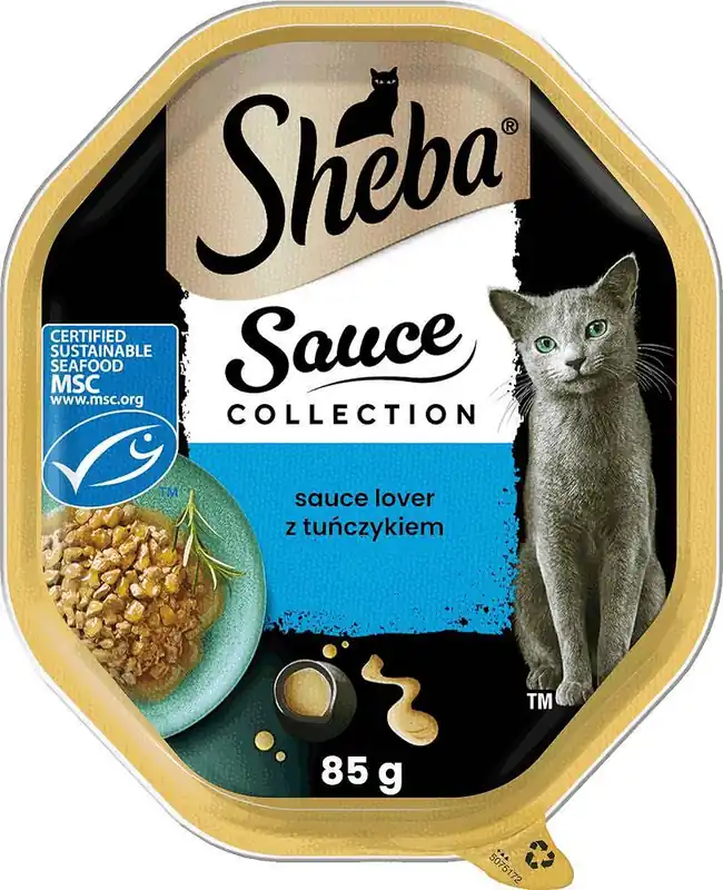 Sheba Sauce Collection Adult Tuńczyk Mokra Karma dla kota op. 85g Promocja