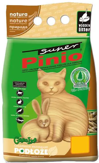 Super Pinio Żwirek drzewny Naturalny dla zwierząt domowych poj. 10l Wybór klientów