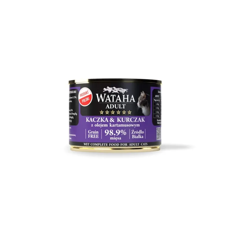 Wataha hunt adult cat kaczka kurczak 200g Hit sprzedaży