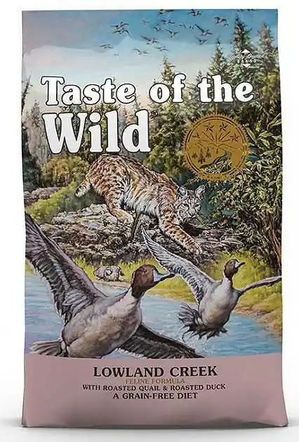 Cena promocyjna Taste of the Wild Adult Lowland Creek Sucha Karma dla kota op. 6.6kg