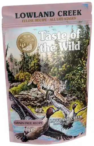 Taste of the Wild Lowand Creek Mokra Karma dla kota op. 85g Bezpieczna płatność