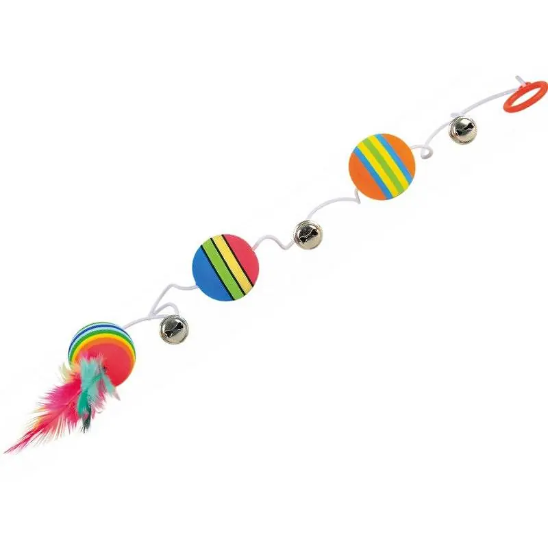 Wyjątkowa oferta Trixie Piłki z dzwoneczkami i piórkami dla kota nr kat. 4133