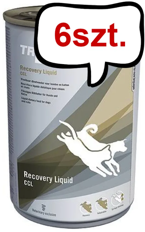 Ostatnia szansa Trovet Recovery Liquid CCL Mokra Karma dla psa i kota op. 400g Pakiet 6sz.