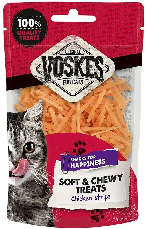 Voskes Przysmak Chicken Strips dla kota op. 60g Ekspresowa dostawa