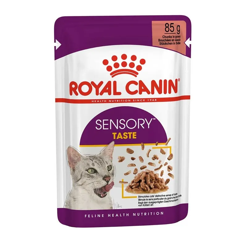 Royal Canin FHN Sensory Taste 85g Karma Mokra Kawałki W Sosie Dla Kotów Dorosłych Pobudzająca Wrażenia Smakowe Tani