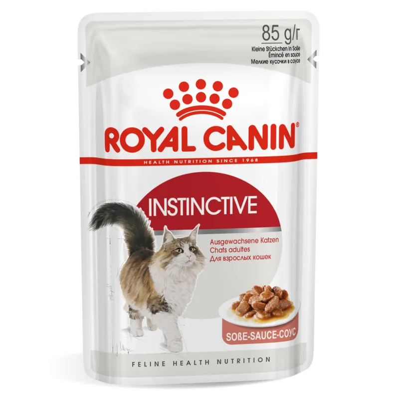 Łatwy zwrot Royal Canin Instinctive FHN Karma Mokra W Sosie Dla Kotów Dorosłych, Wybrednych 85g
