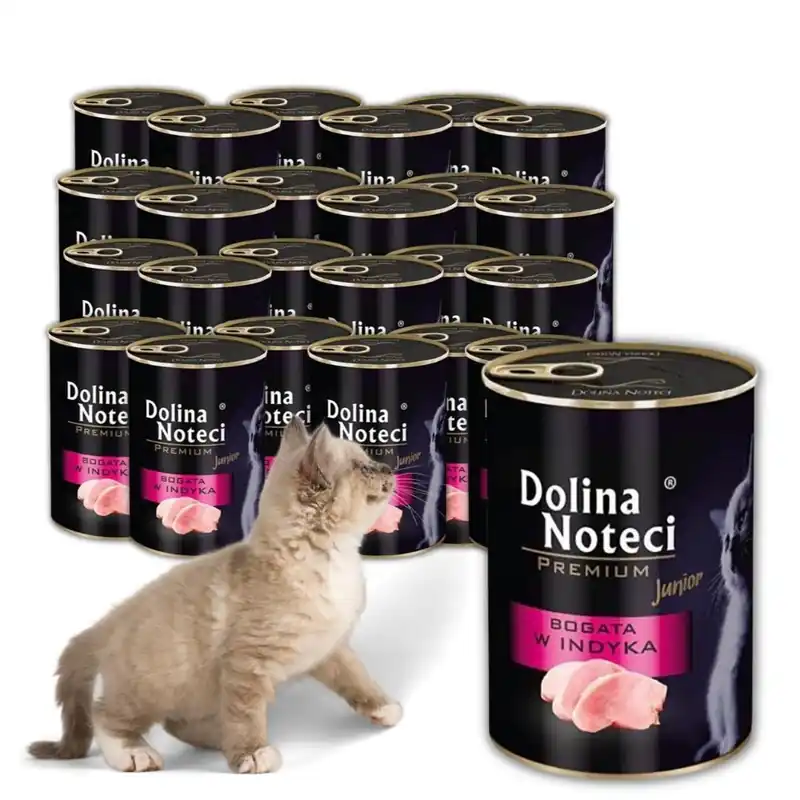 Dolina Noteci PREMIUM JUNIOR KOT CAT Indyk 24x400g Oferta