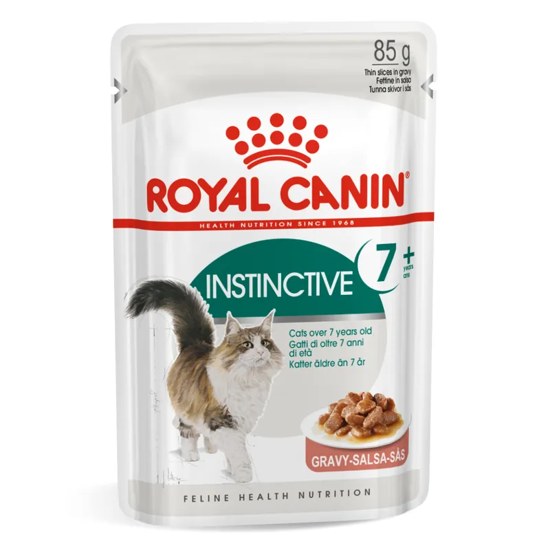 Kup online Royal Canin Instinctive +7 Karma Mokra W Sosie Dla Kotów Starszych, Wybrednych 85g