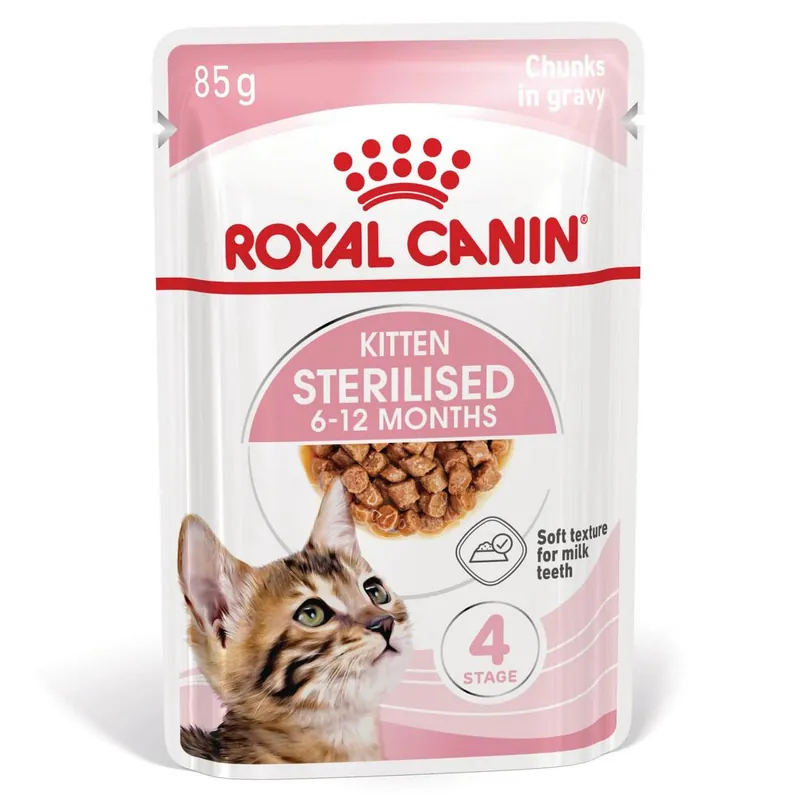 Taniej Royal Canin Kitten Sterilised Karma Mokra W Sosie Dla Kociąt Do 12 Miesiąca Życia 85g
