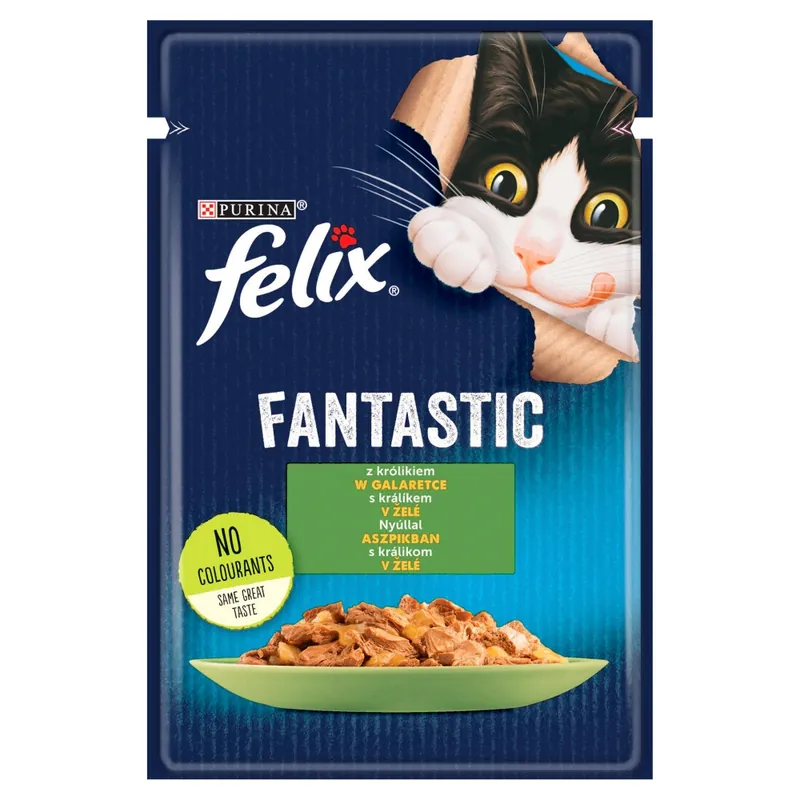 Felix Fantastic Karma Dla Kotów Królik W Galaretce Saszetka 85g Wyjątkowa oferta