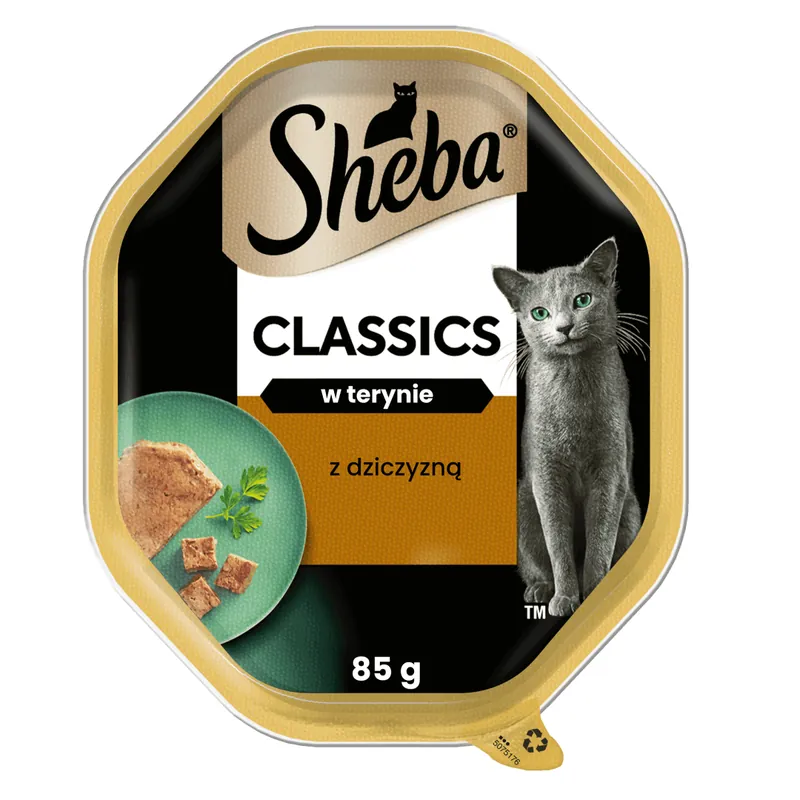 Promocja Sheba Classics Tacka 85g Mokra Karma Pełnoporcjowa Dla Kota Z Dziczyzną W Terynie