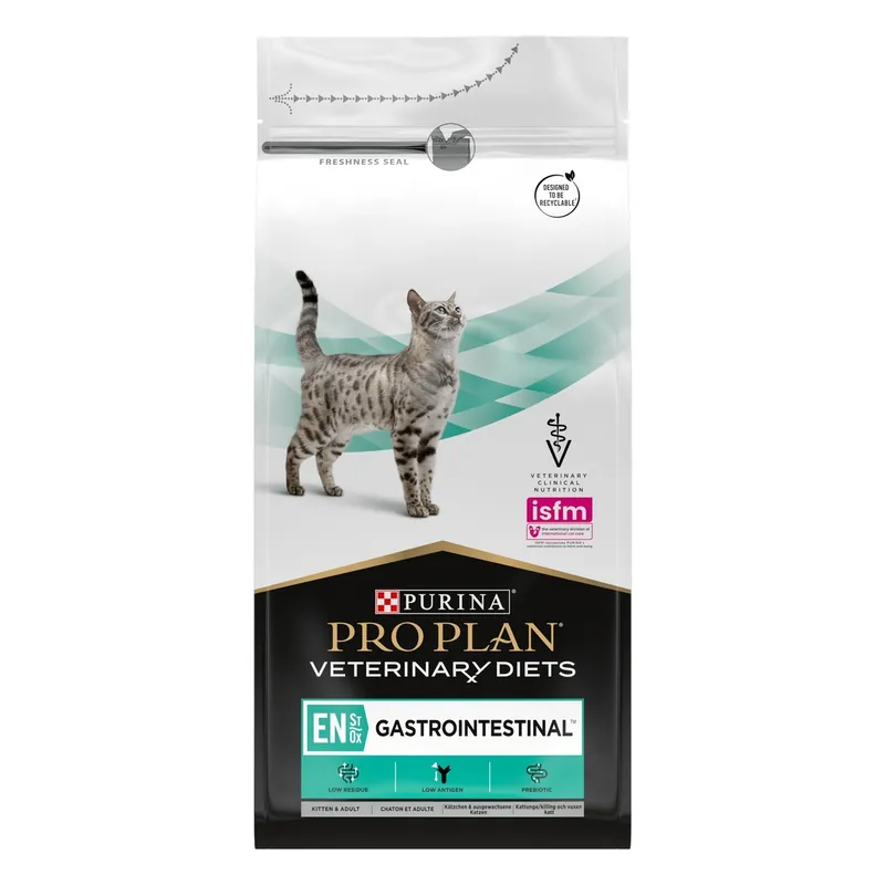 Popularny Purina Pro Plan Veterinary Diets Feline EN Gastrointestinal Sucha Karma Dla Kota 1,5kg Zaburzenia Żołądkowo-Jelitowe