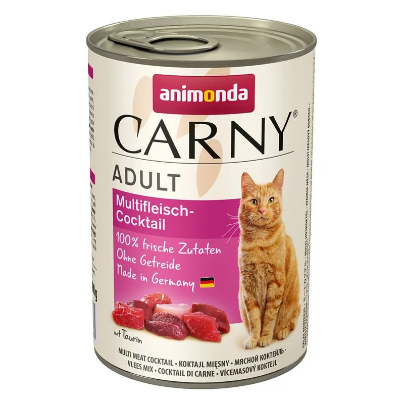 Animonda Carny Adult 400g Mokra Karma Dla Kota Mieszanka Czterech Mięs Super okazja