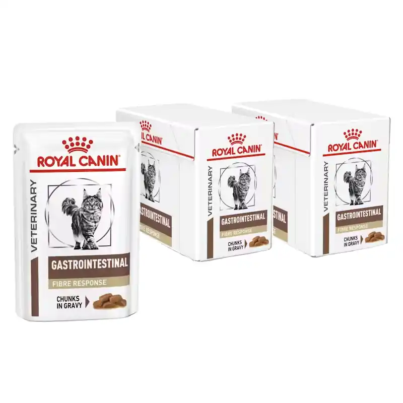 Zamów dziś Royal Canin Veterinary Gastrointestinal Fibre Response 24x85g Mokra Karma W Sosie Dla Kotów Wsparcie Układu Pokarmowego