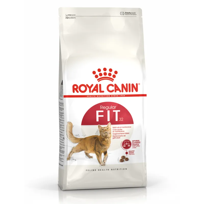 Royal Canin Regular Fit 32 Adult 2kg Karma Sucha Dla Kotów Dorosłych Wspierająca Idealną Kondycję Tani