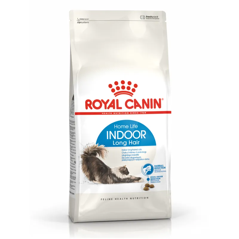 Łatwy zwrot Royal Canin Indoor Long Hair 10kg Karma Sucha Dla Kotów Dorosłych Długowłosych Przebywających Wyłącznie W Domu