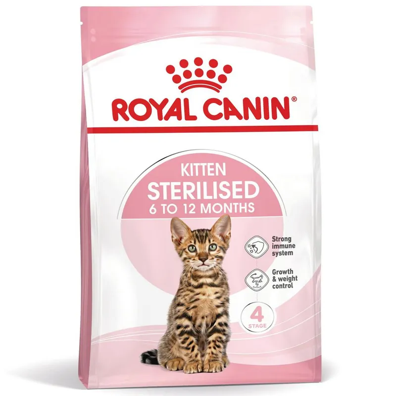 Do wyczerpania zapasów Royal Canin Kitten Sterilised 2kg Karma Sucha Dla Kociąt Sterylizowanych Od 4 Do 12 Miesiąca Życia