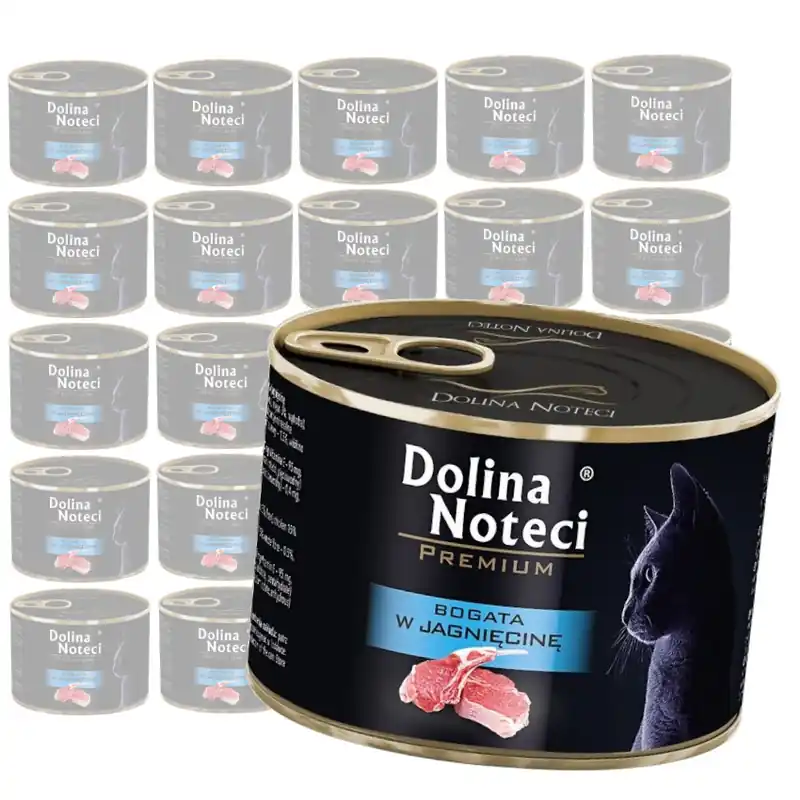 Taniej Dolina Noteci Premium 24x185g Bogata W Jagnięcinę Mokra Karma Dla Kota