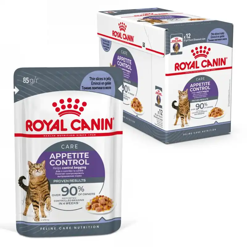 Royal Canin Appetite Control Care Karma Mokra W Galaretce Dla Kotów Domagających Się Jedzenia 12x85g Wysoka jakość